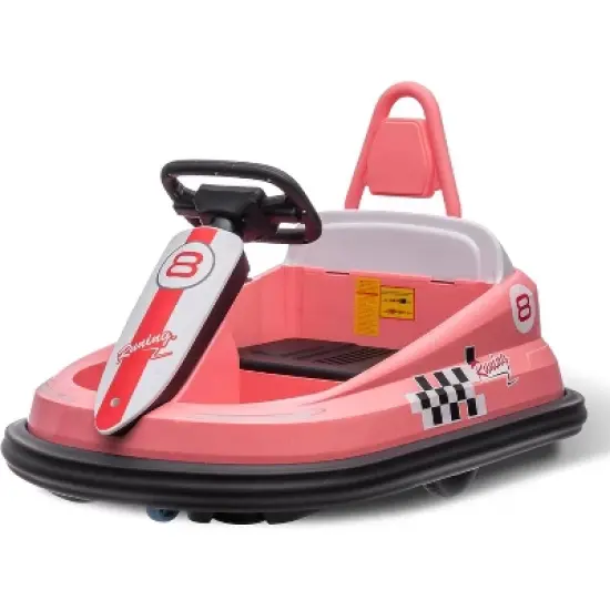 Baby Bumper Car 6V Electric Ride-On for Kids 3-6 Years, 360&iexcl;&atilde; Spin, 2 Speeds, Lights, Music & Horn, Toddler Ride-On Toy for Boys Girls image {7}