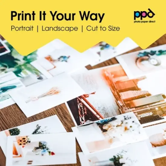 PPD Glossy Photo Paper 8.5x11" 50 sheets 255 gsm for Inkjet Printers image {6}