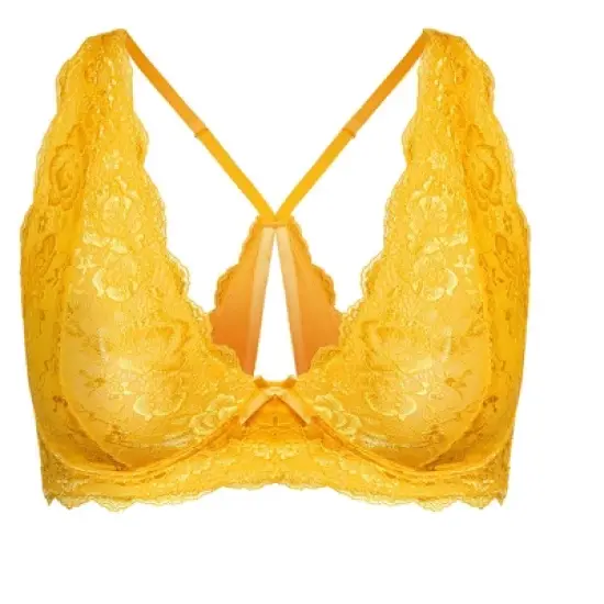 Women's Plus Size lingerie Zoey Bralette - marigold | FOX & ROYAL image {2}