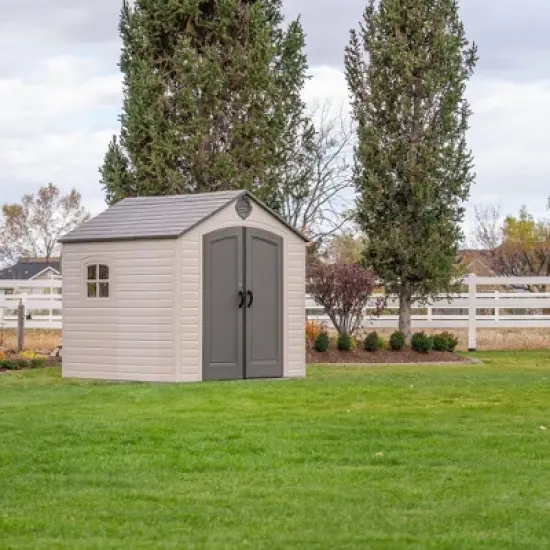 Lifetime 8 ft. x 7.5 ft. Outdoor Storage Shed (6411) image {1}