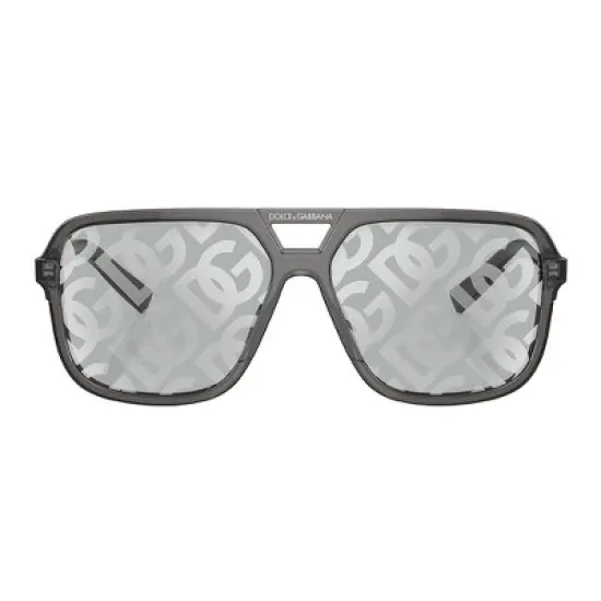 Dolce & Gabbana DG 4354 3160AL Unisex Square Sunglasses Grey 61mm image {1}