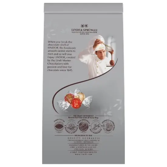 Lindt Lindor Milk Assorted Chocolate Candy Truffles - 5.1oz image {4}