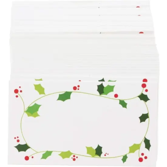 Juvale 100-Pack Christmas Place Cards for Dinner Parties, Holiday Table Settings (2 x 3.5 In) image {3}