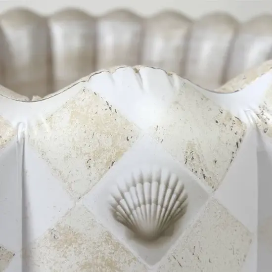 MINNIDIP Exclusive Resort Collection Tufted Pool 125 gal Novelty Kiddie Pool - Travertine Shells: PVC Inflatable with Drain Plug image {7}