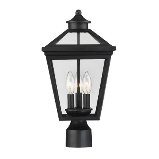 Savoy House Ellijay 3 - Light Post Light in  Black image {5}