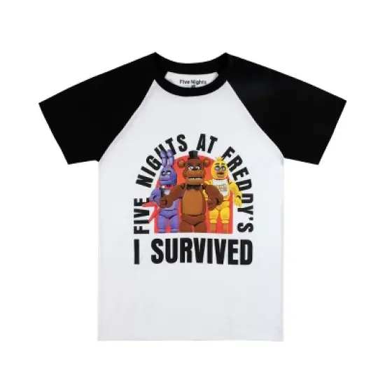 Five Nights At Freddy's Game Over Crew Neck Short Sleeve 4pk Boy's Tees image {4}