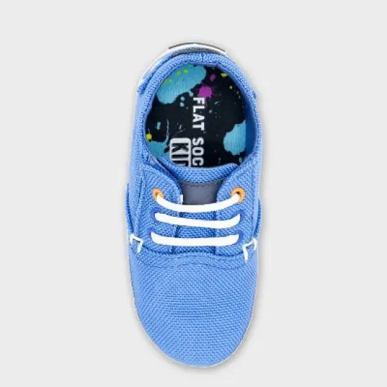 Kids' FLAT SOCKS No Show Cushioned Socks - One Size Fits Most Paint Splatter: Trim to Size, Foot Odor Control image {2}