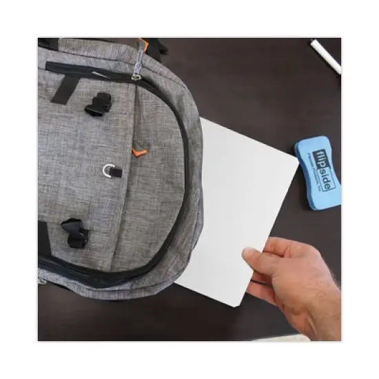 Flipside Dry Erase Board, 12 x 9, White Surface, 12/Pack image {2}