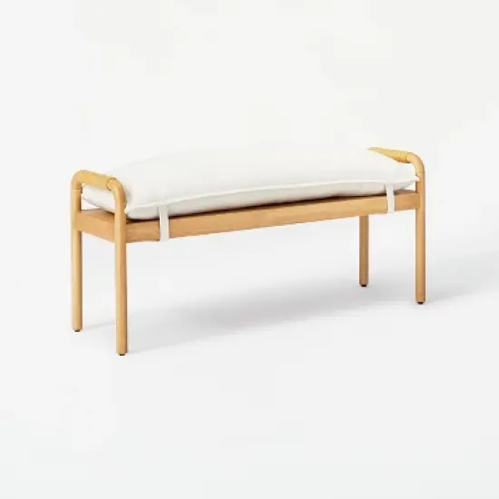 Ventura Bench Natural - Threshold&trade; designed with Studio McGee image {7}