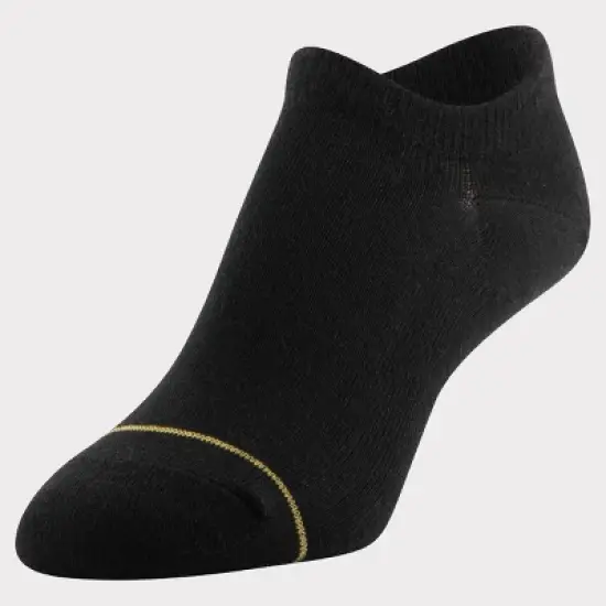 All Pro by Gold Toe Women's Ultra Invisible 10pk No Show Socks - Black/White/Gray 4-10 image {1}