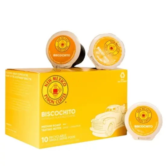 New Mexico Pinon Biscochito Single Serve Medium Roast Coffee - 10pk/4.3oz image {5}