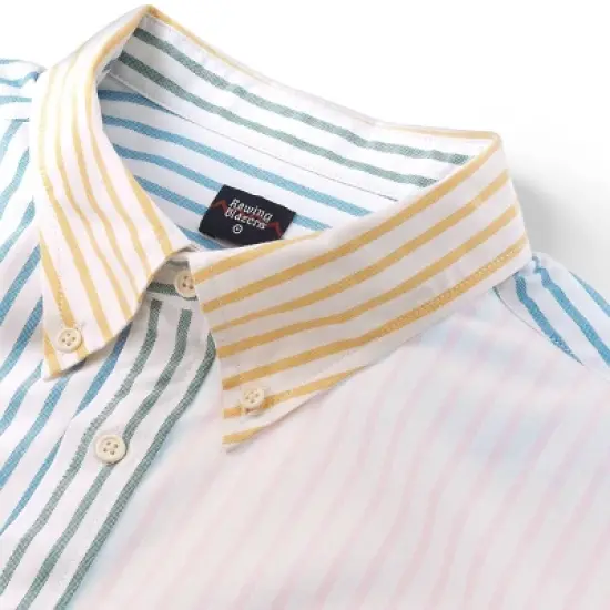 Men's Fun Stripe Collared Long Sleeve Button-Down Shirt - Rowing Blazers x Target image {3}