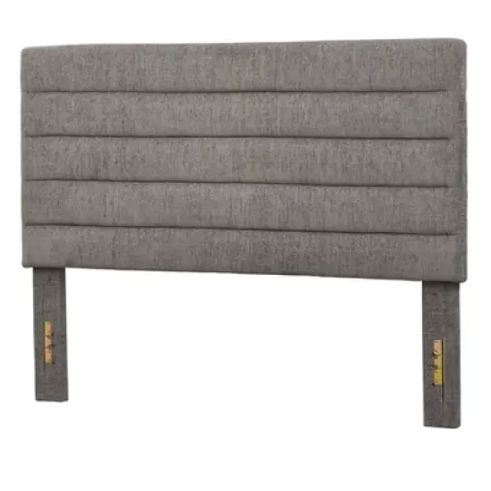 Queen Raquel Channel Upholstered Headboard - Lifestorey image {6}