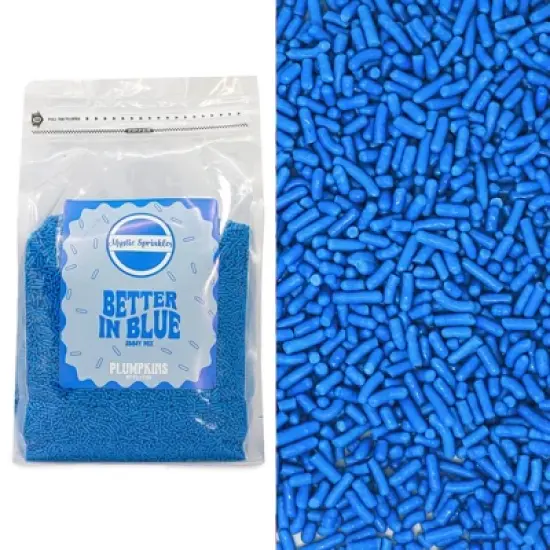 Mystic Sprinkles Plumpkins - Better In Blue Jimmies 4.2lb Bulk Bag image {5}