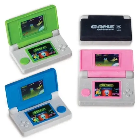 Level Up Your Erasing! 8-Pack Retro Handheld Video Game Erasers. image {4}
