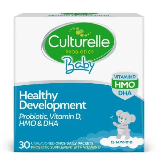 Culturelle Baby Healthy Development Probiotic Vitamin D, HMO & DHA Packets - 30ct image {4}