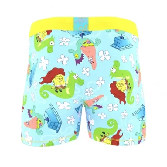 Mens SpongeBob SquarePants Seahorses Boxer Briefs - Large (36-38) image {2}