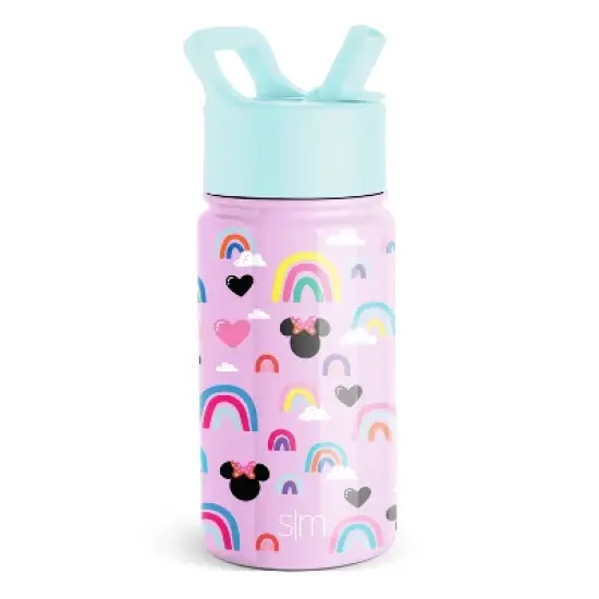 14oz Stainless Steel Summit Kids Water Bottle with Straw - Simple Modern image {6}