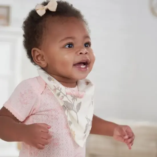 Just Born Baby Neutral Short Sleeve Bodysuits - 3-Pack image {2}