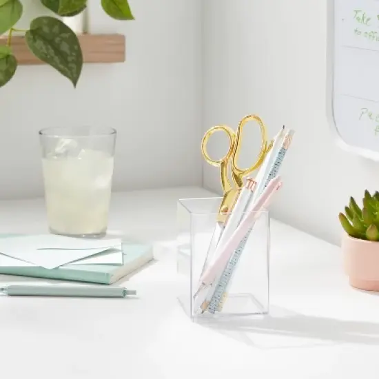 Clear Pencil Cup- Brightroom image {1}
