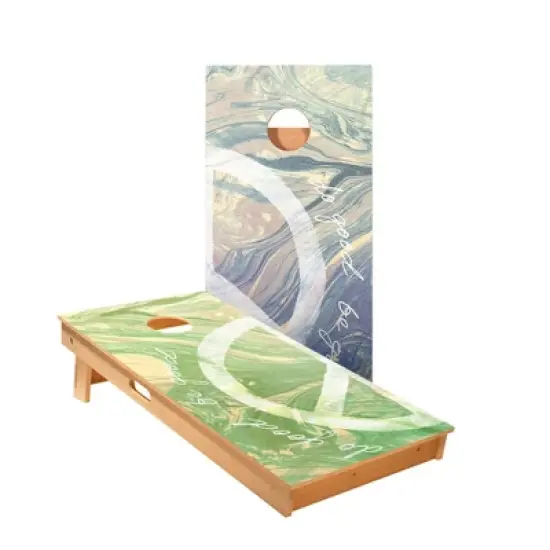 Skips Garage Be Good, Do Good Peace Cornhole Boards - ACA Star Series image {1}