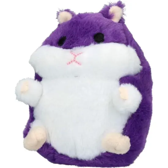 PETSPORT Big Fat Hamster Purple Dog Toys - 7" image {3}