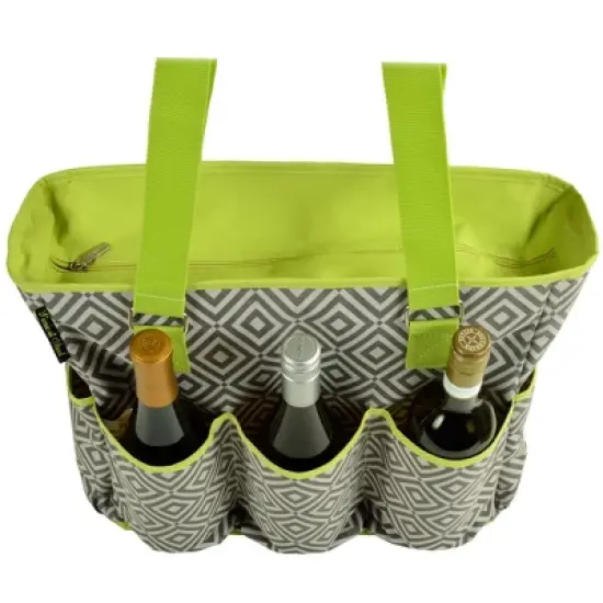 Picnic at Ascot Side Sided Cooler Tote with Multiple pockets image {3}