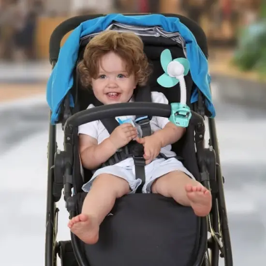 Dreambaby&reg; EZY-Fit Clip-On Fan, Aqua image {4}