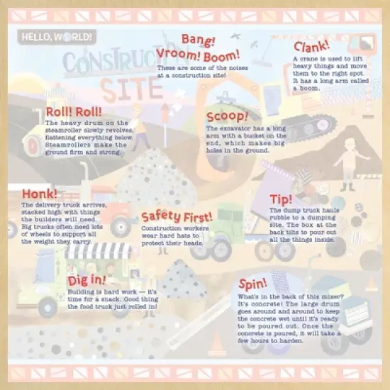 MasterPieces 48 Piece Kids Jigsaw Puzzle - Hello, World! Construction Site image {3}