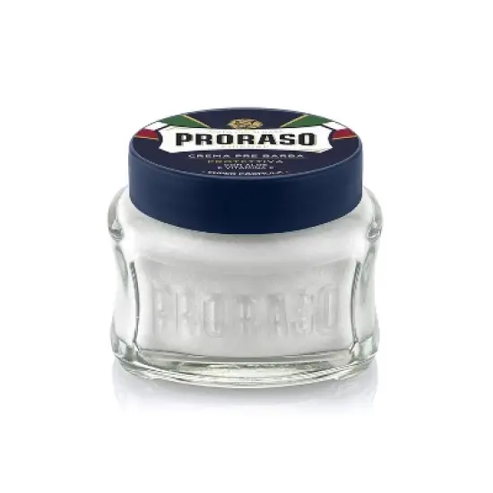 Proraso Pre-Shave Crema Protective with Aloe and Vitamin E | Rich, Thick Texture | Softhening the Beard | Adding Extra Layer of Protection - (3.6 oz) image {1}