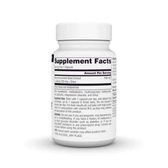 Mucuna Dopa by Source Naturals, Inc.  -  60 VegCap image {1}