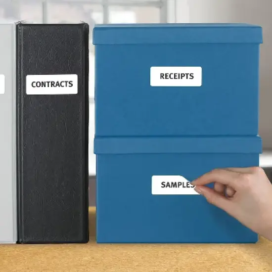 Avery Removable Multi-Use Labels 1 x 2 5/8 White 750/Pack 6460 image {1}