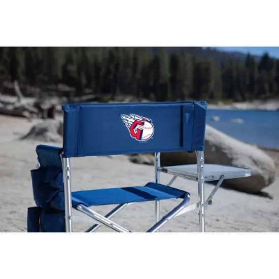 MLB Cleveland Guardians Outdoor Sports Chair - Navy Blue image {9}