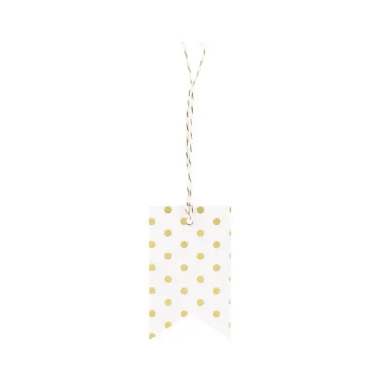 To & From White/Gold Gift Tag - Spritz&trade; image {2}