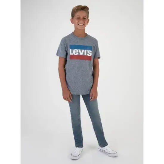 Levi's&reg; Boys' Short Sleeve Sportswear Logo T-Shirt - Gray image {2}