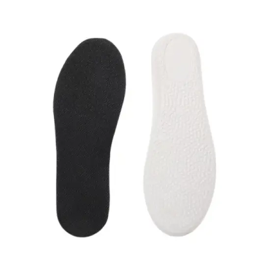 Unique Bargains Height Increase Shoe Inserts Fit Shoe White Black 1 Pair image {2}