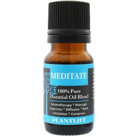 Plantlife Meditate Essential Oil Blend &ndash; 100% Pure, Therapeutic Grade &ndash; No Additives or Fillers &ndash; Made in California &ndash; 10ml image {3}