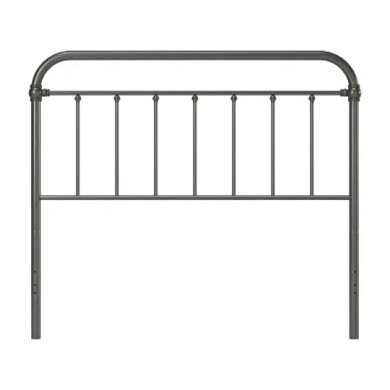 Full/Queen Kirkland Metal Headboard without Frame Aged Pewter - Hillsdale Furniture image {6}
