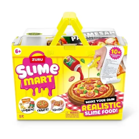 Slime Mart Small Basket Pizza Slimes and Putties: Creativity Focus, 1.71 oz, 1 Piece image {1}