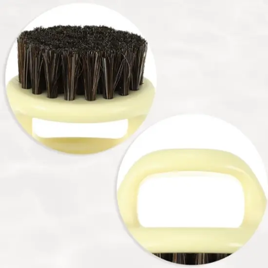 Unique Bargains Men's Pocket Bristles Face Beard Brush image {5}