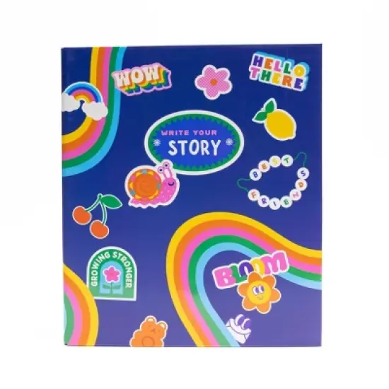 Continental Accessory Y2K Culture 2" 3 Paper Ring Binder Write Your Story image {2}