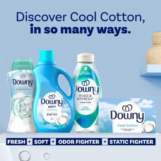 Downy Cool Cotton Fabric Softener Dryer Sheets - 240ct image {6}