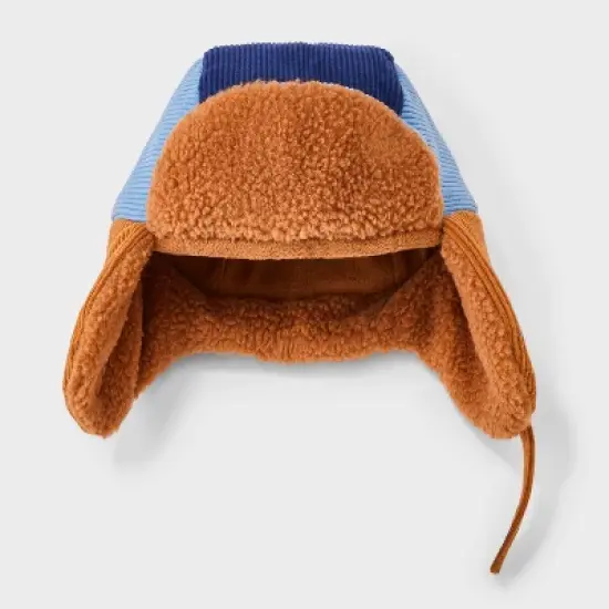 Toddler Boys' Colorblock Corduroy Trapper Hat - Cat & Jack&trade; image {3}