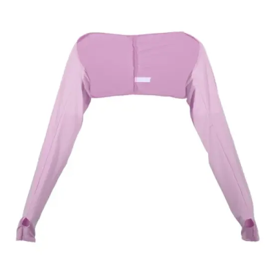 Unique Bargains Soft Sun Protection Arm Shawl Cooling Sleeve Sun Protection Arm Sleeve with Finger Hole for Women Golf Polyester image {14}