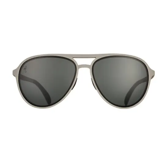 goodr Clubhouse Closeout Mach G Round Aviator Sunglasses: Polarized TAC Lenses, Plastic Frame, Adult Sizing image {1}