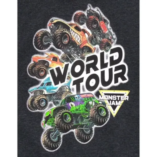 Monster Jam Grave Digger Monster Mutt Megalodon Fleece Pullover Hoodie & Pants Toddler to Big Kid image {3}