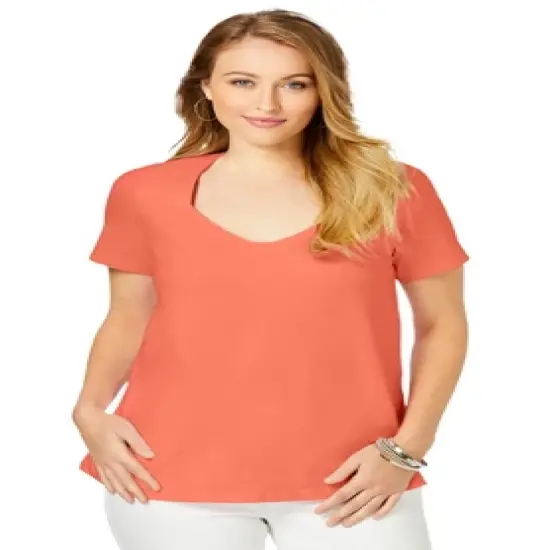 Jessica London Women&rsquo;s Plus Size Sweetheart Tee image {5}