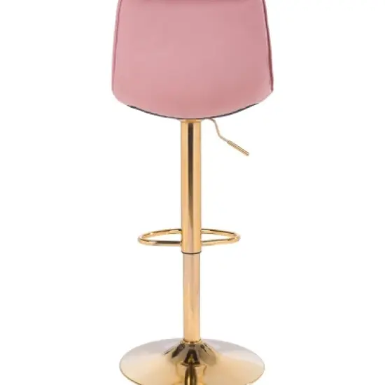 Pierce Barstool Pink/Gold - ZM Home image {4}