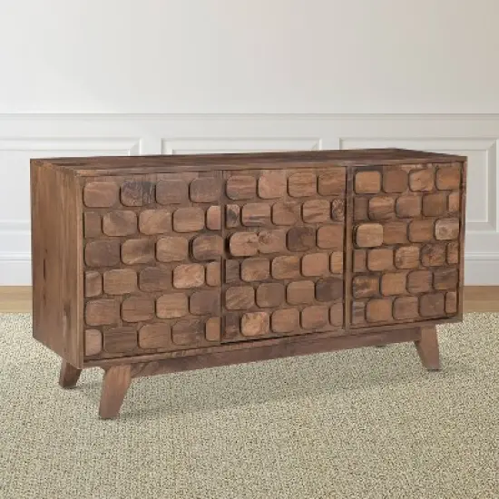 Darby 3 Cabinet Accent Server Walnut - Steve Silver Co. image {2}