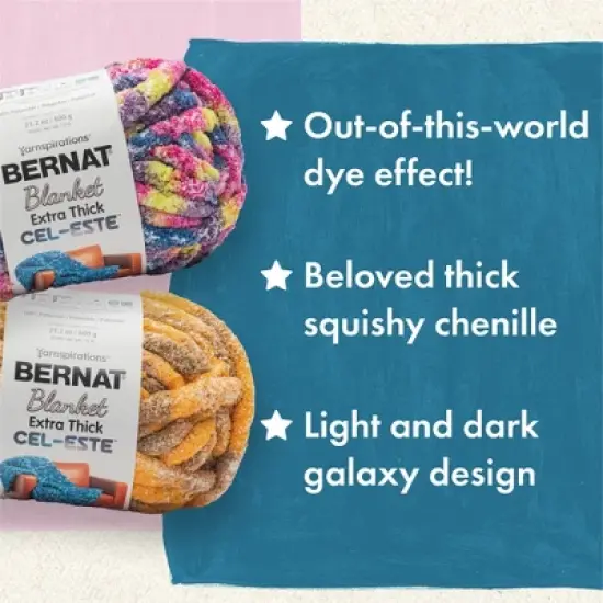 Bernat Blanket Extra Thick Cel-Este 12 pack-Andromeda Purple image {2}